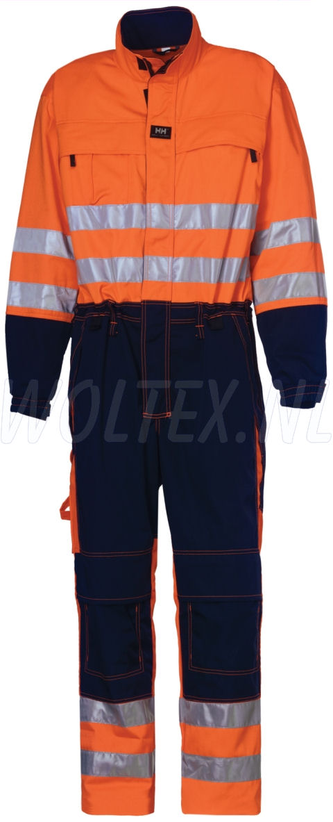 Helly Hansen Overalls Bridgewater 76670 HiVis fluo oranje-donkerblauw(265)